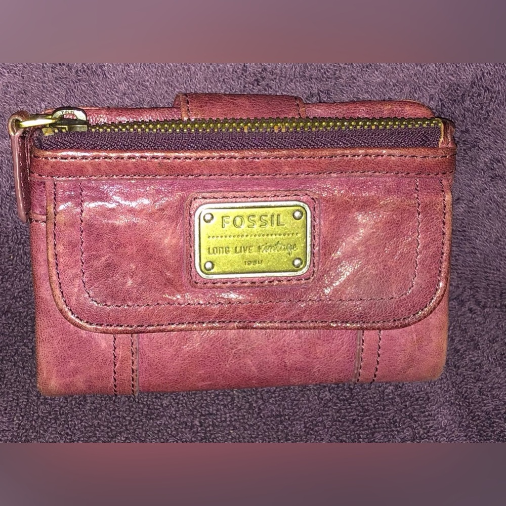 Fossil Leather Organizer Wallet